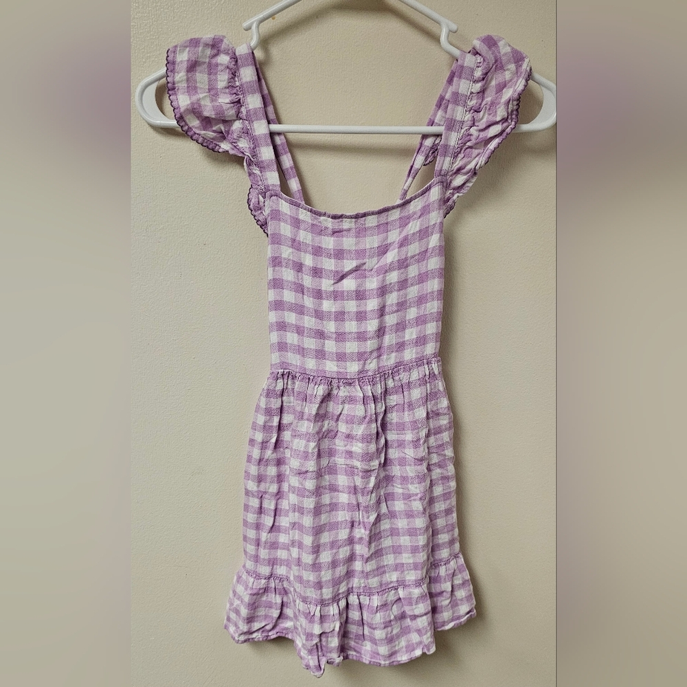 Cato Lavender Checkered Dress